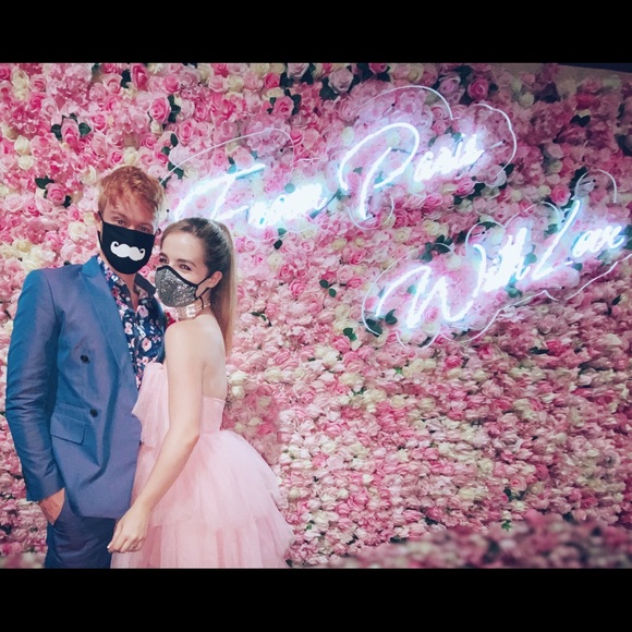 My Own Babydoll Tulle Dress in Pink - Picture 3 of 4